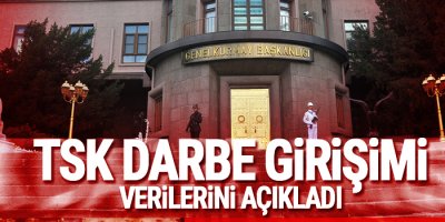 TSK darbe girişimi verilerini açıkladı
