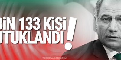 Ala: 8 bin 133 kişi tutuklandı