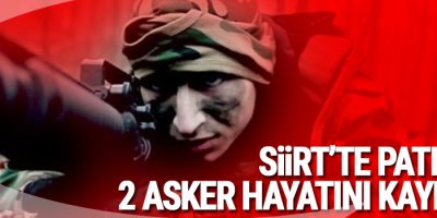 Siirt'te askeri aracın geçişi esnasında patlama: 2 asker hayatını kaybetti
