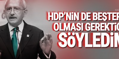 Kılıçdaroğlu: HDP’nin de Beştepe’de olması gerektiğini söyledim