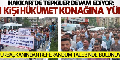 Hakkari halkından 'referandum' talebi