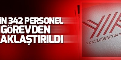 5 bin 342 personel görevden uzaklaştırıldı