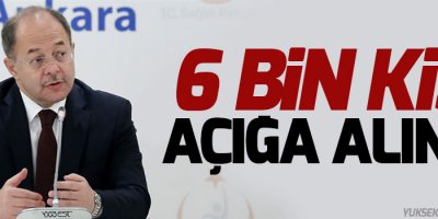 Sağlık Bakanlığı'nda 6 bin kişi açığa alındı