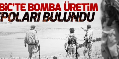 Minbic'te bomba üretim depoları bulundu