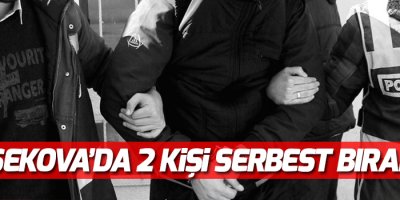 Yüksekova'da 2 kişi serbest bırakıldı