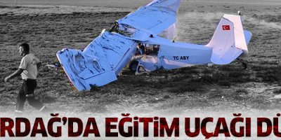 Tekirdağ’da eğitim uçağı düştü: 2 kişi hayatını kaybetti