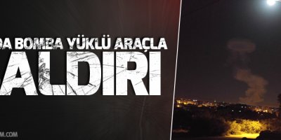 Van'da bomba yüklü araçla saldırı