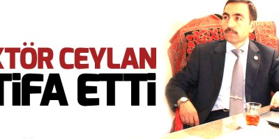 Rektör Ceylan istifa etti
