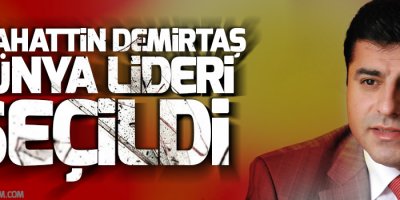 Demirtaş dünya lideri seçildi