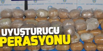 Van’da uyuşturucu operasyonu