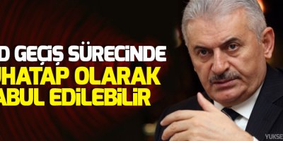 Yıldırım: Esad geçiş sürecinde muhatap olarak kabul edilebilir