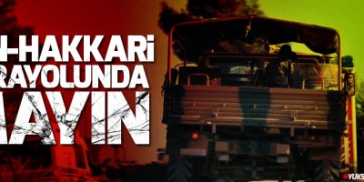 Van-Hakkari karayolunda mayın!
