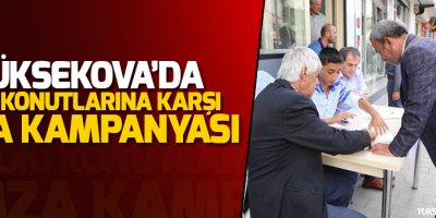 Yüksekova’da TOKİ konutlarına karşı imza kampanyası