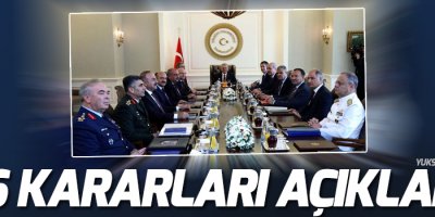 YAŞ kararları açıklandı