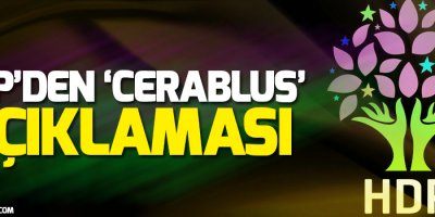 HDP’den ‘Cerablus’ açıklaması