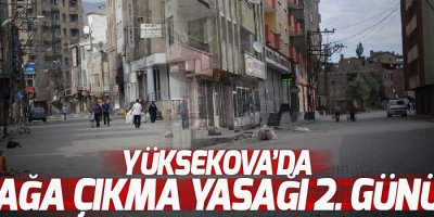Yüksekova'da sokağa çıkma yasağı 2. gününde