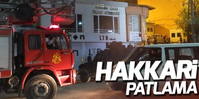 Hakkari'de patlama