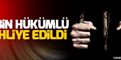 31 bin hükümlü tahliye edildi