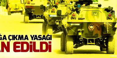 Beytüşşebap’ta sokağa çıkma yasağı