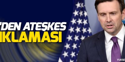 ABD’den ateşkes açıklaması