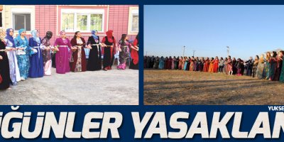 Düğünler yasaklandı!