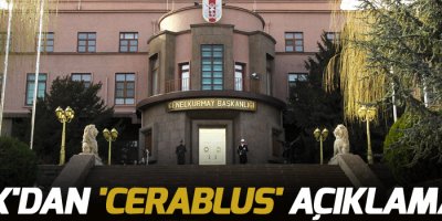 TSK'den 'Cerablus' açıklaması