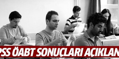 KPSS ÖABT sonuçları açıklandı