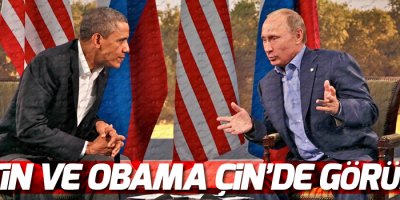 Putin ve Obama, Çin'de Suriye'yi görüştü