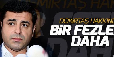 Demirtaş hakkında bir fezleke daha