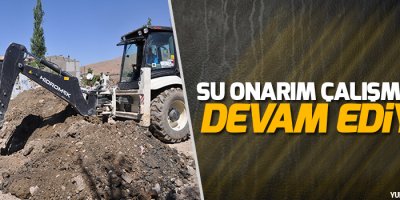 Su Onarım Çalışmaları Devam Ediyor