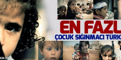 En fazla çocuk sığınmacı Türkiye'de