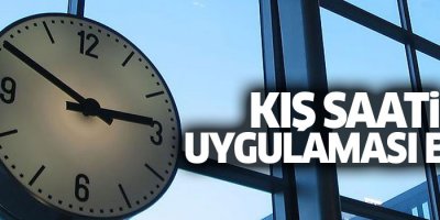Kış saati uygulaması kaldırıldı