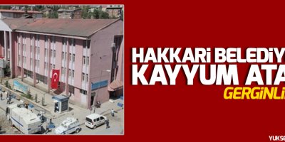 Hakkari'de kayyum gerginliği: 4 gözaltı