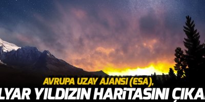 Avrupa Uzay Ajansı,1 milyar yıldızın haritasını çıkardı
