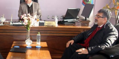 Rektör Ceylan'ın Yüksekova temasları