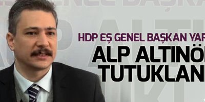 HDP Eş Genel Başkan Yardımcısı Alp Altınörs tutuklandı