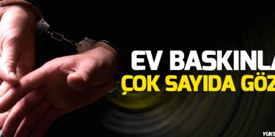 Ev baskınları, Çok sayıda gözaltı