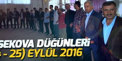 Yüksekova Düğünleri (24-25) Eylül 2016