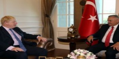 Başbakan Yıldırım, Johnson'u kabul etti