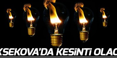 Yüksekova'da kesinti olacak