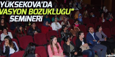 Yüksekova'da 'Motivasyon Bozukluğu' semineri