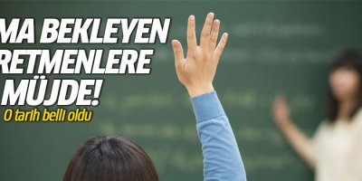 Öğretmen Atamaları 10 Ekim'de yapılacak