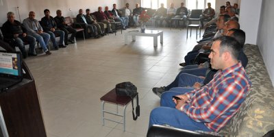 Belediye personeline iş sağlığı ve güvenliği eğitimi verildi