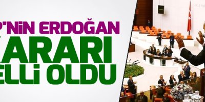 HDP'nin Erdoğan kararı belli oldu