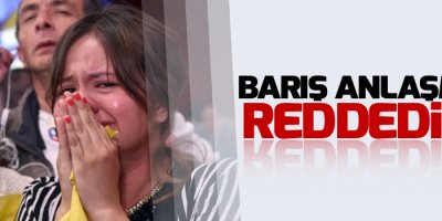 Kolombiya'da barış anlaşması referandumda reddedildi