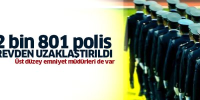 12 bin polis açığa alındı