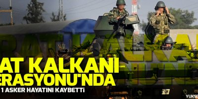 Fırat Kalkanı Operasyonu'nda 1 asker hayatın kaybetti