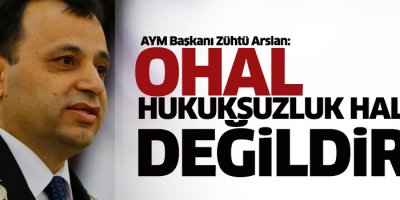 AYM Başkanı OHAL'i savundu: OHAL hukuksuzluk hali değildir