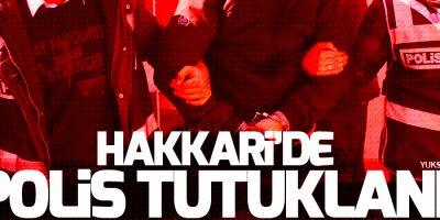 Hakkari'de 1 Polis Tutuklandı