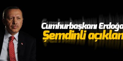 Erdoğan'dan Şemdinli açıklaması